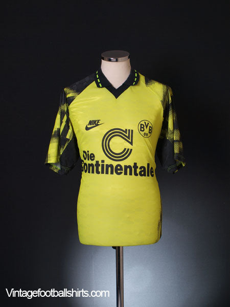 1992-93 Borussia Dortmund Home Shirt L Football Shirt