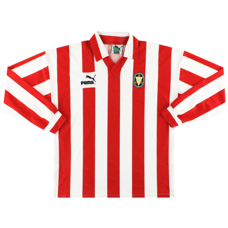 1992-93 C.D Logrones Puma Home Shirt L/S L Football Shirt