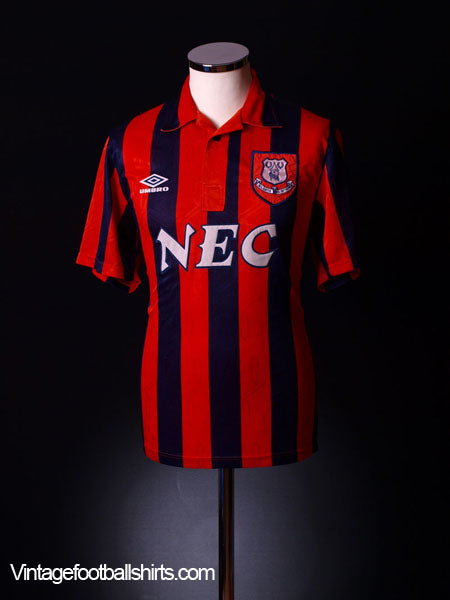 1992-93 Everton Away Shirt *As new* XL Football Shirt