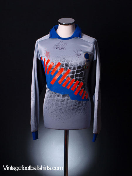 1992-93 Italy Match Issue Signed Goalkeeper Shirt #12 Football Shirt