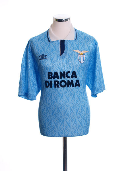 1992-93 Lazio Match Issue Home Shirt #15 XL Football Shirt