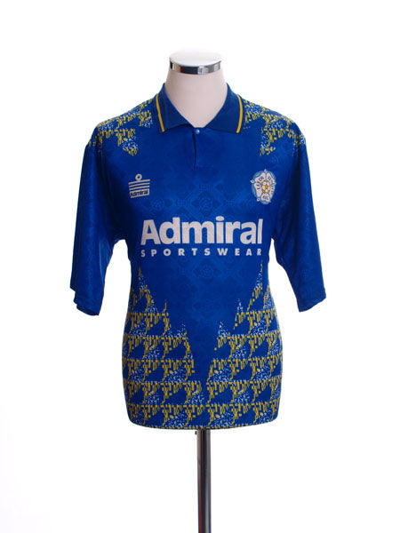 1992-93 Leeds Away Shirt L Football Shirt