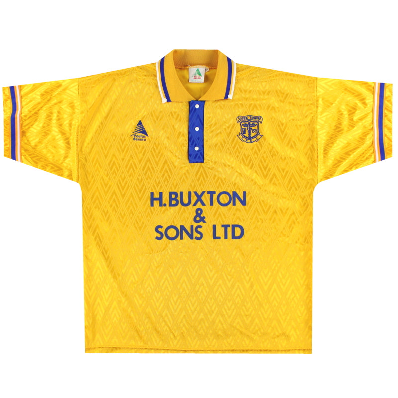 1992-93 Leek Town Home Shirt XL Football Shirt