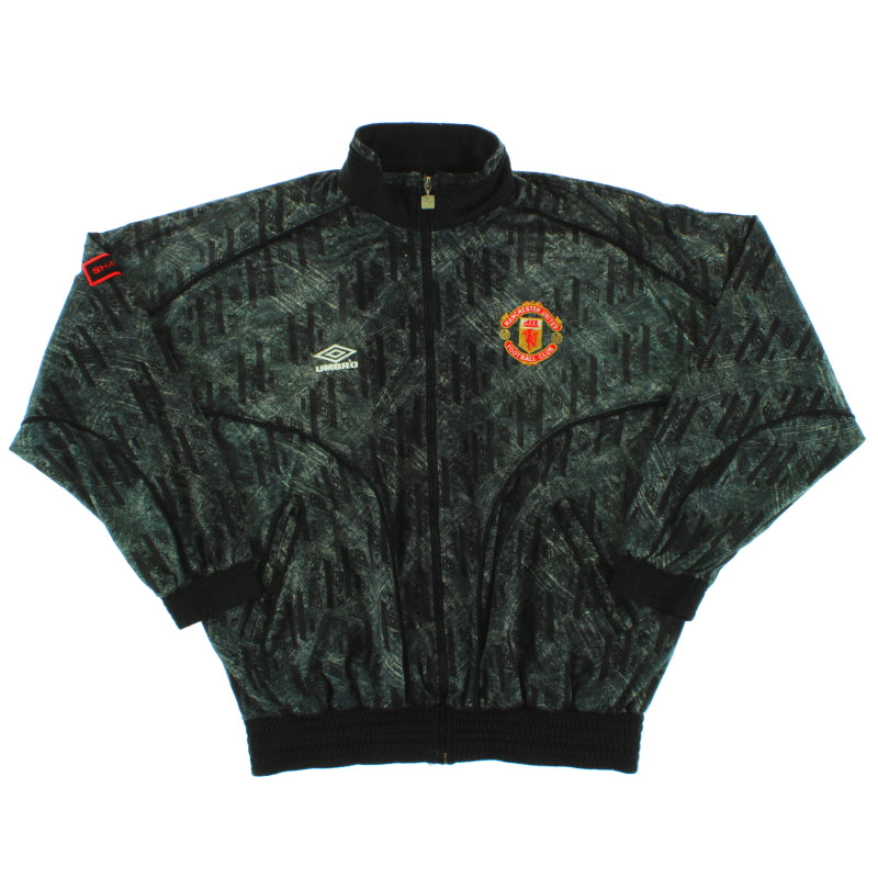 1992-93 Manchester United Umbro Track Top L Jacket