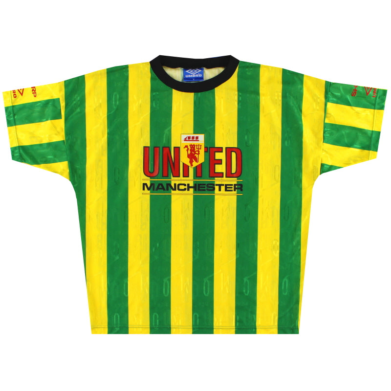 1992-93 Manchester United Umbro Training Shirt M Training Shirt