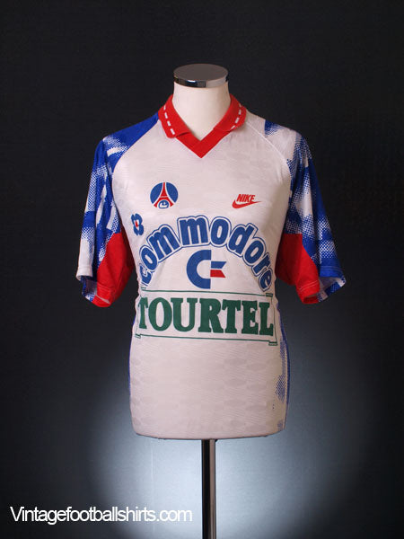 1992-93 Paris Saint-Germain Away Shirt L Football Shirt