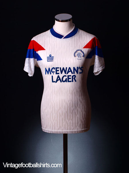 1992-93 Rangers Away Shirt S Football Shirt