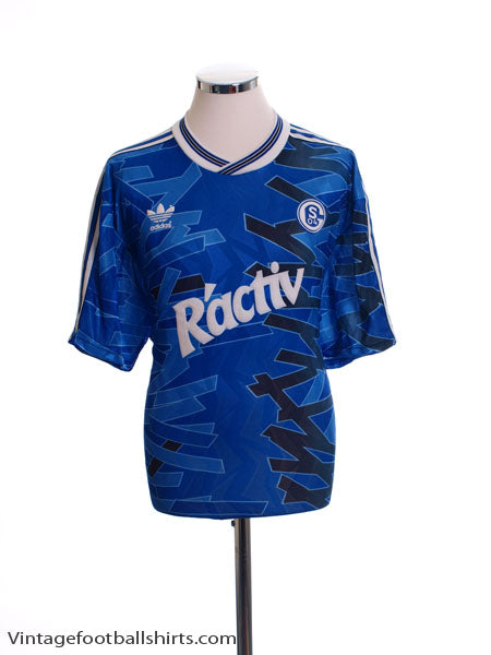 1992-93 Schalke Home Shirt #10 L Football Shirt
