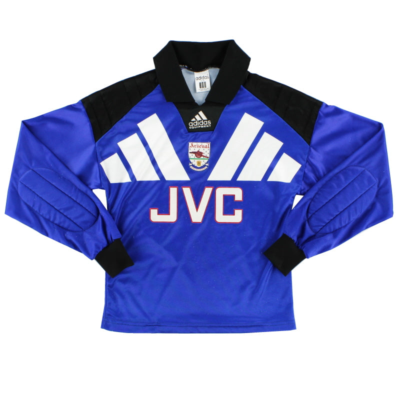 1992-94 Arsenal Goalkeeper Shirt L.Boys Football Shirt