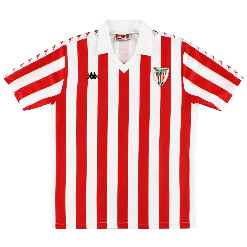 1992-94 Athletic Bilbao Home Shirt L Football Shirt