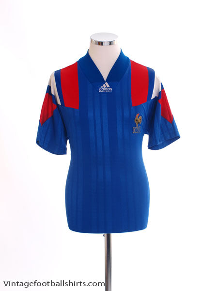 1992-94 France Home Shirt S Football Shirt