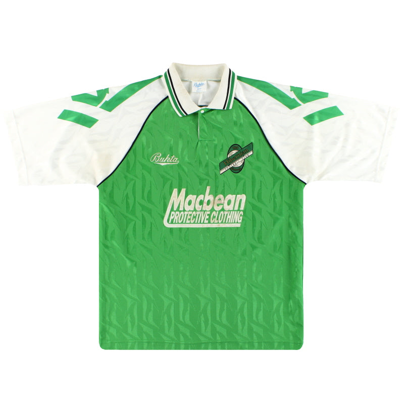 1992-94 Hibernian Bukta Home Shirt M Football Shirt