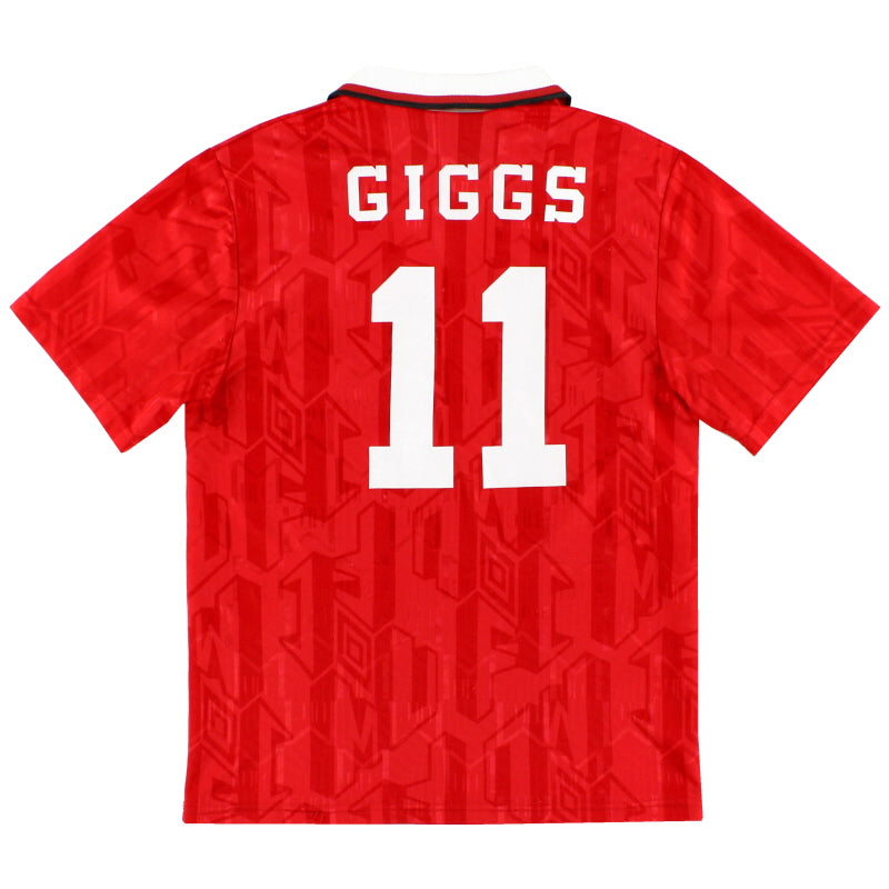 1992-94 Manchester United Home Shirt Giggs #11 S Football Shirt