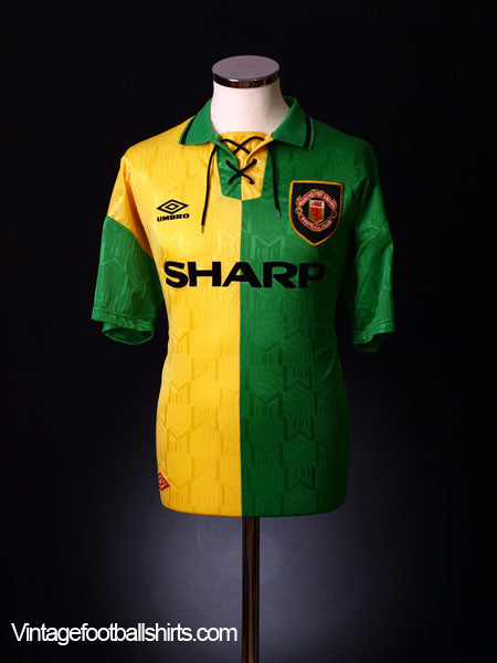 1992-94 Manchester United Newton Heath Third Shirt *Mint* L Football Shirt