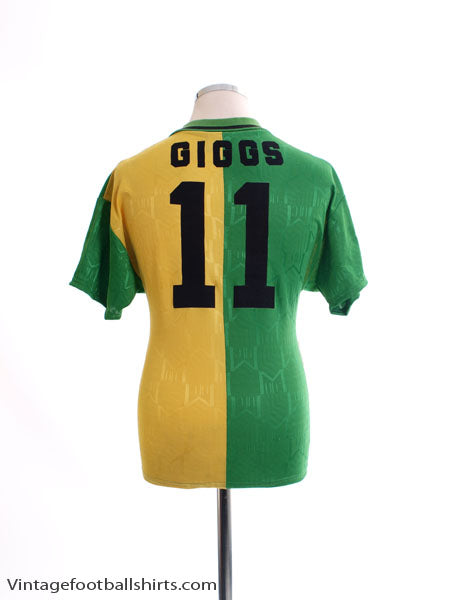 1992-94 Manchester United Newton Heath Third Shirt Giggs #11 S Football Shirt