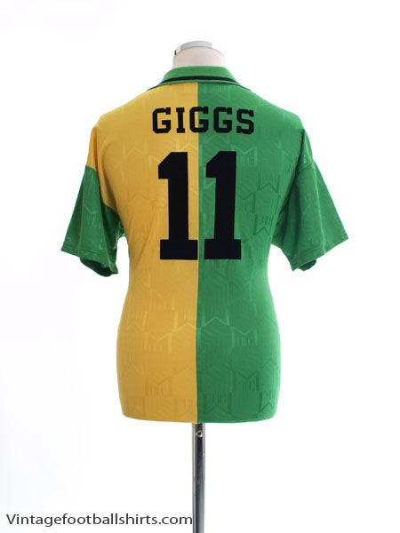 1992-94 Manchester United Newton Heath Third Shirt Giggs #11 M Football Shirt