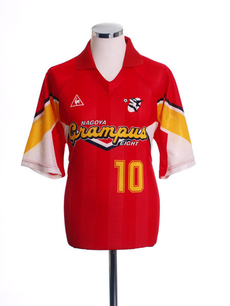 1992-94 Nagoya Grampus Eight Home Shirt #10 L Football Shirt
