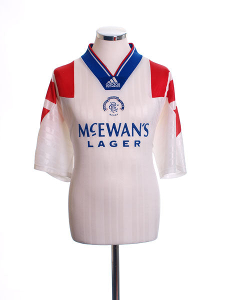 1992-94 Rangers Away Shirt S Football Shirt