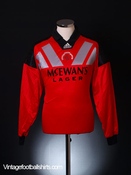 1992-94 Rangers Goalkeeper Shirt L Football Shirt