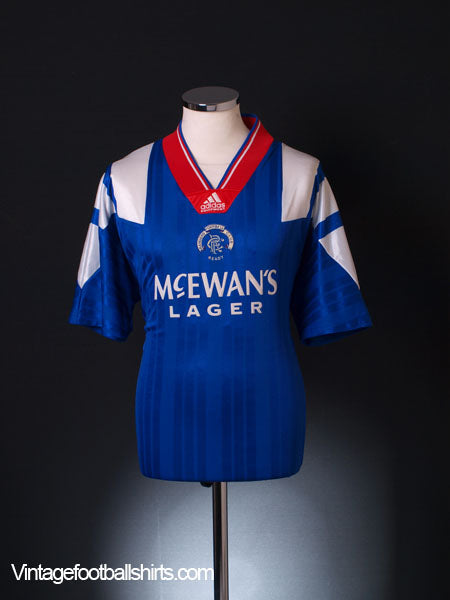 1992-94 Rangers Home Shirt M Football Shirt