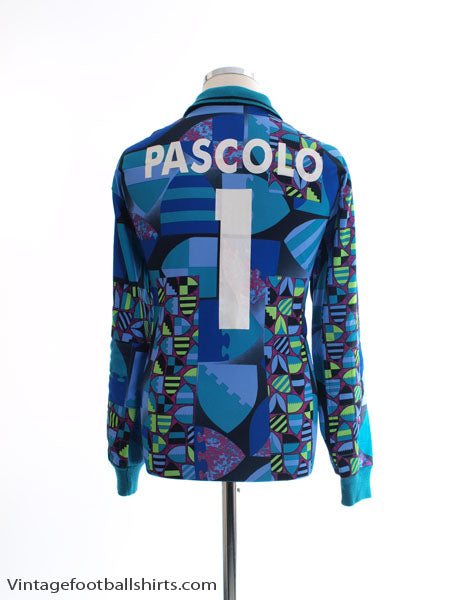 1992-94 Switzerland Match Issue Goalkeeper Shirt Pascolo #1 L Football Shirt