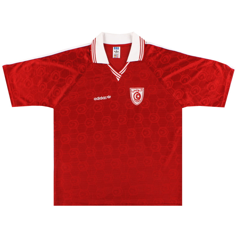 1992-94 Tunisia adidas Away Shirt M Football Shirt