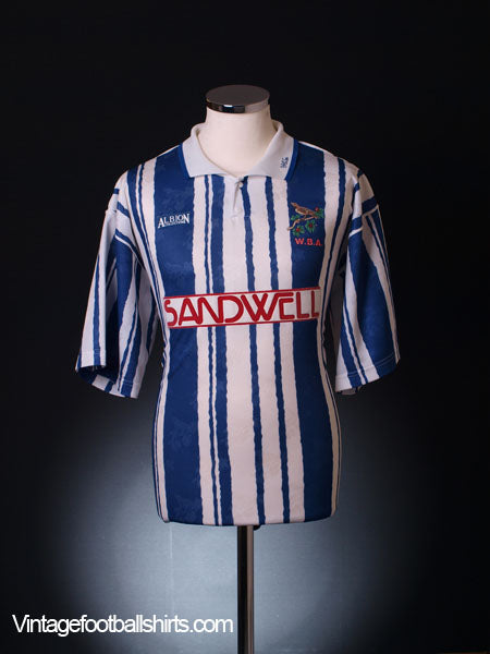 1992-93 West Brom Home Shirt L.Boys Football Shirt
