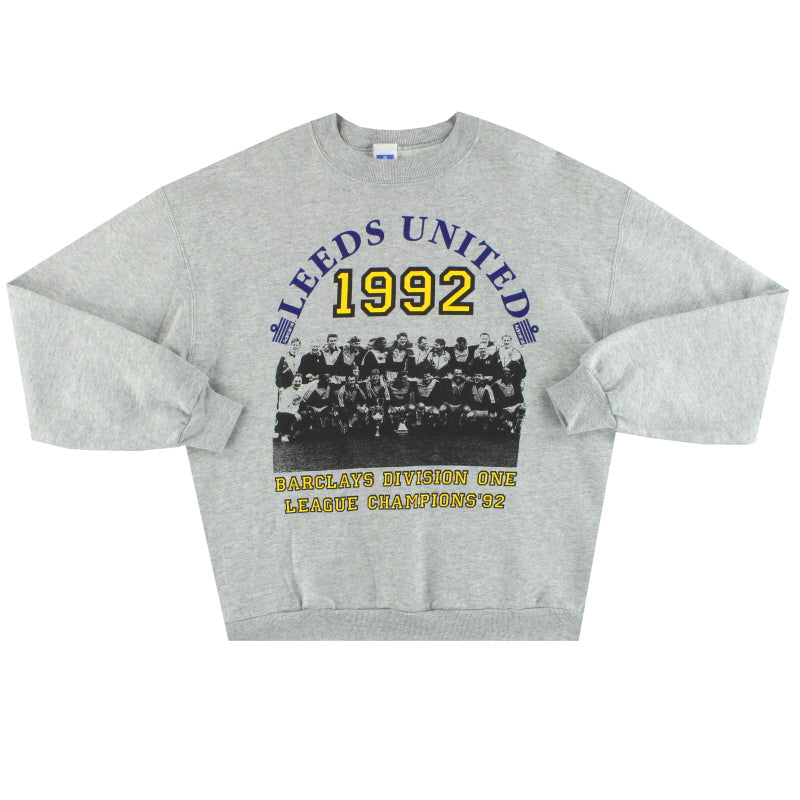 1992 Leeds United Admiral 'Champions' Sweatshirt *Mint* M/L Sweatshirt