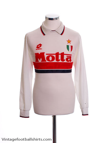 1993-94 AC Milan Away Shirt L/S XL Football Shirt