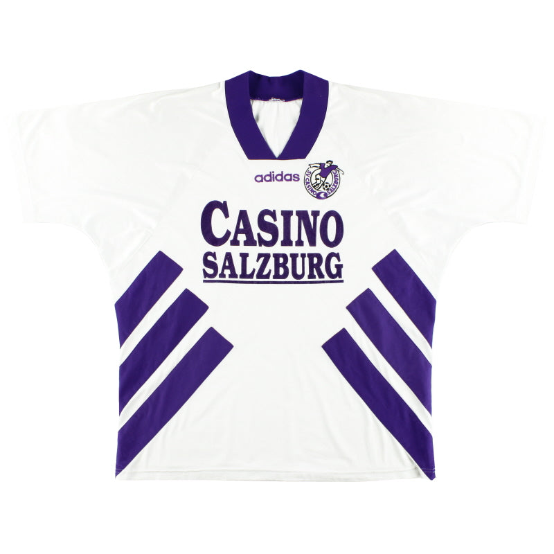 1993-94 Casino Salzburg adidas Home Shirt L/XL Football Shirt