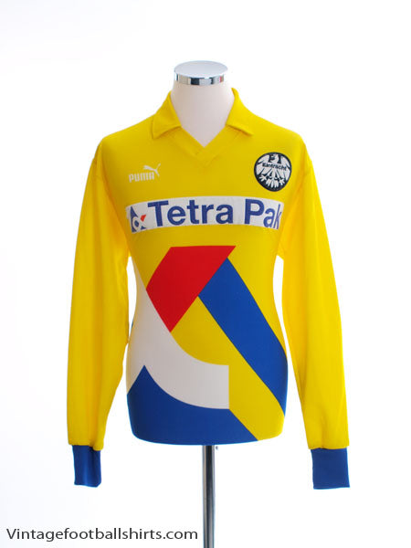1993-94 Eintracht Frankfurt Away Shirt L/S M Football Shirt