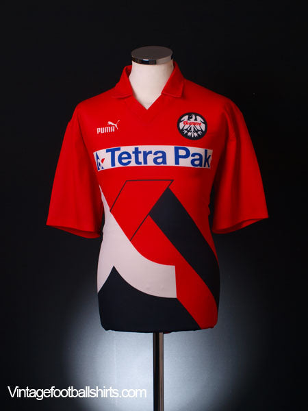 1993-94 Eintracht Frankfurt Home Shirt L Football Shirt