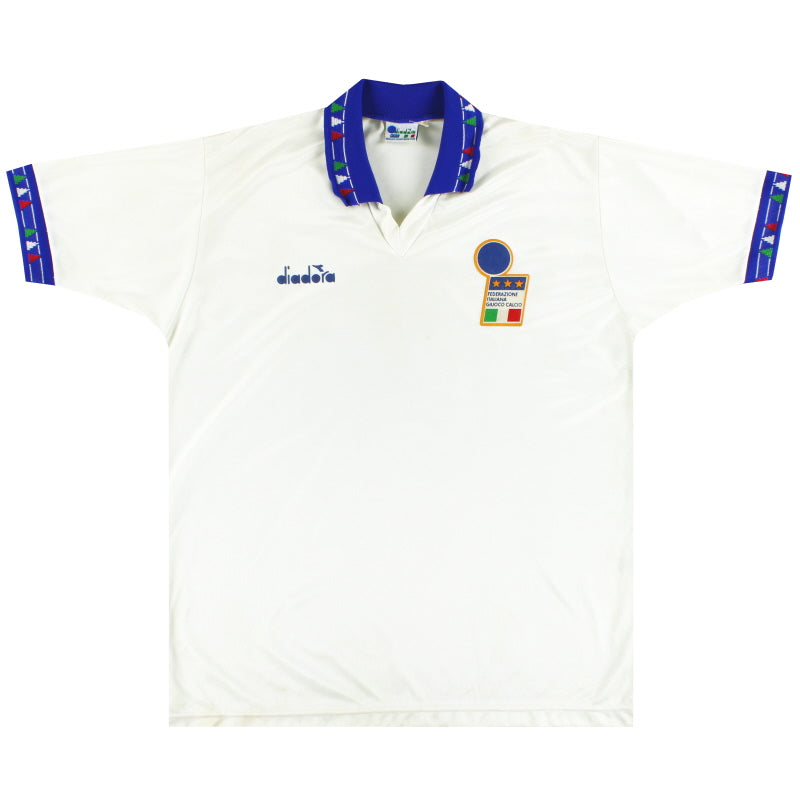 1993-94 Italy Diadora Away Shirt XL Football Shirt