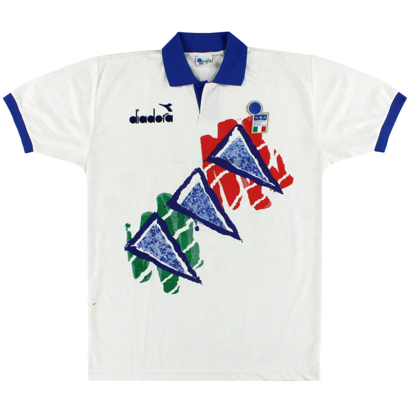 1993-94 Italy Diadora Training Shirt XL Training Shirt