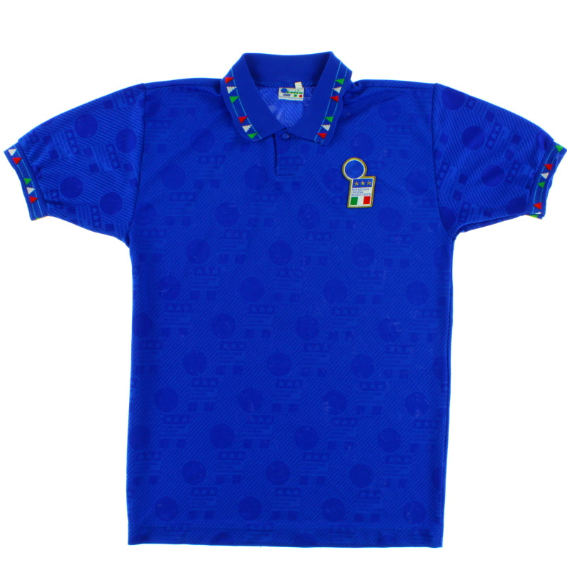 1993-94 Italy Home Shirt L Football Shirt