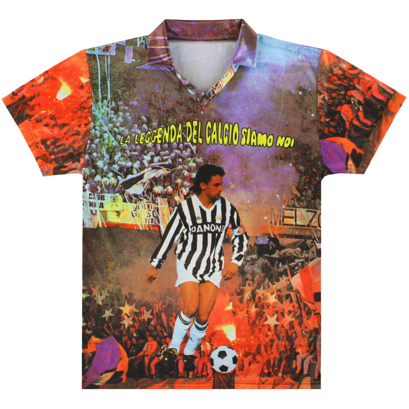 1993-94 Juventus Baggio Graphic Tee #10 L T-Shirt