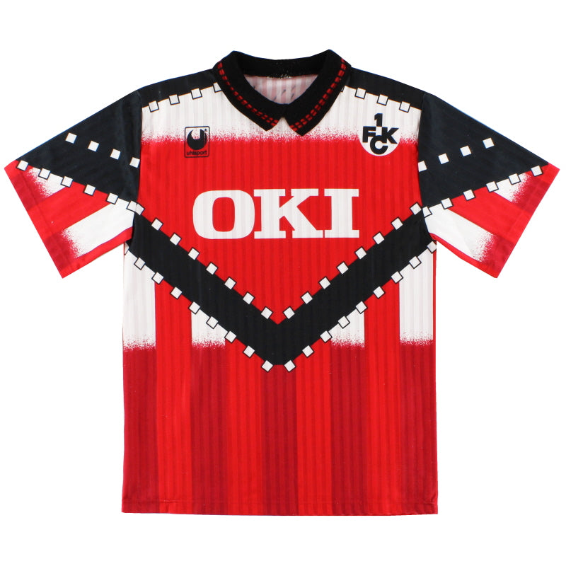 1993-94 Kaiserslautern Signed Home Shirt #9 M Football Shirt