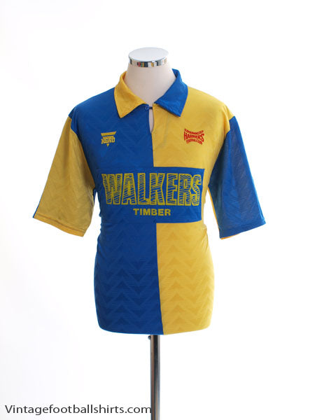 1993-94 Kidderminster Harriers Away Shirt L Football Shirt
