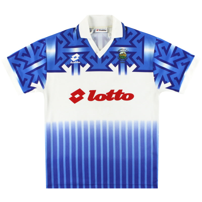 1993-94 Linfield Lotto Home Shirt M Football Shirt
