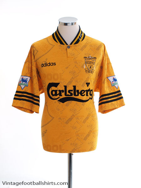 1993-94 Liverpool Match Issue Third Shirt Harkness #22 L Football Shirt
