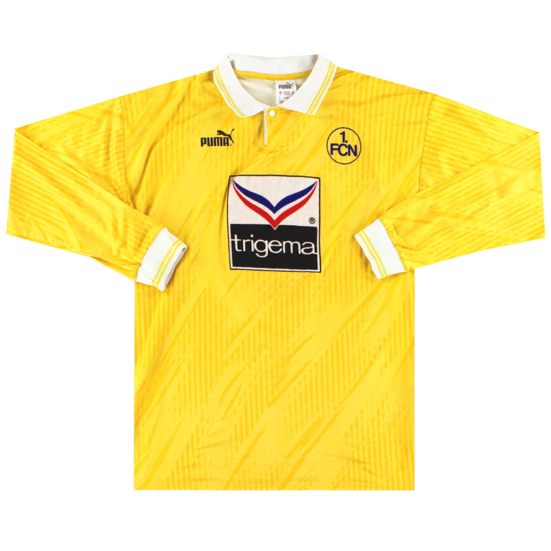 1993-94 Nurnberg Puma Match Issue Away Shirt #3 L/S XL Football Shirt