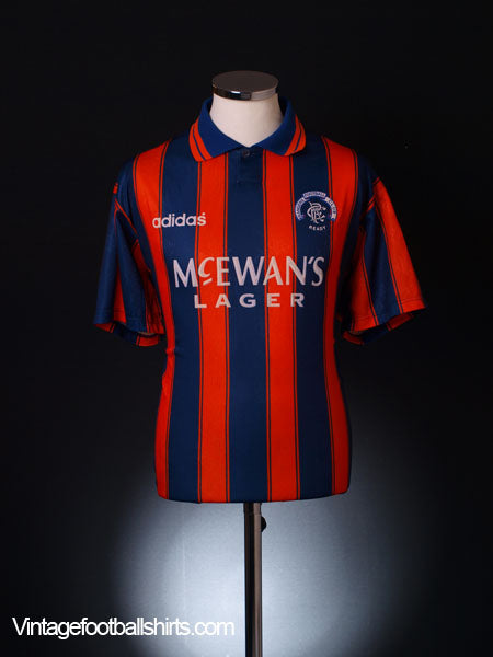 1993-94 Rangers Away Shirt M Football Shirt