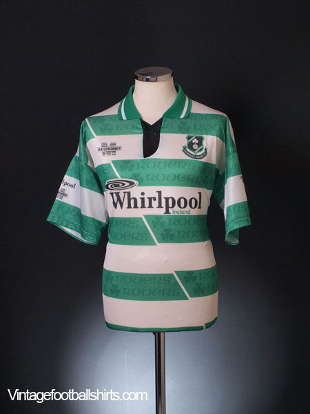 1993-94 Shamrock Rovers Home Shirt L Football Shirt