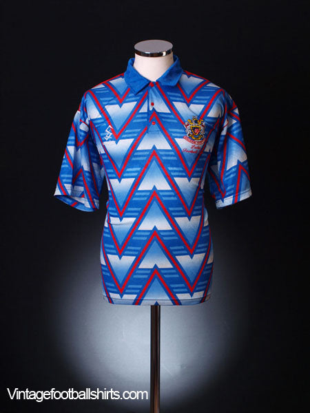 1993-94 Stockport County Ladies Player Issue Home Shirt L Football Shirt