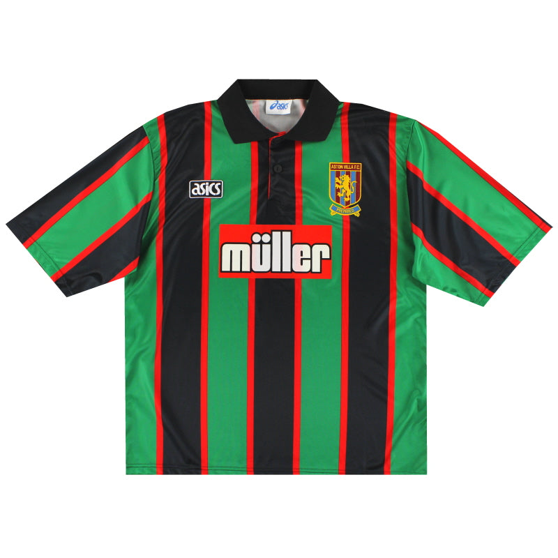 1993-95 Aston Villa Asics Away Shirt *Mint* M Football Shirt