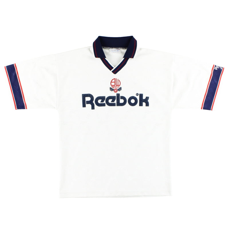 1993-95 Bolton Reebok Home Shirt *Mint* XL Football Shirt