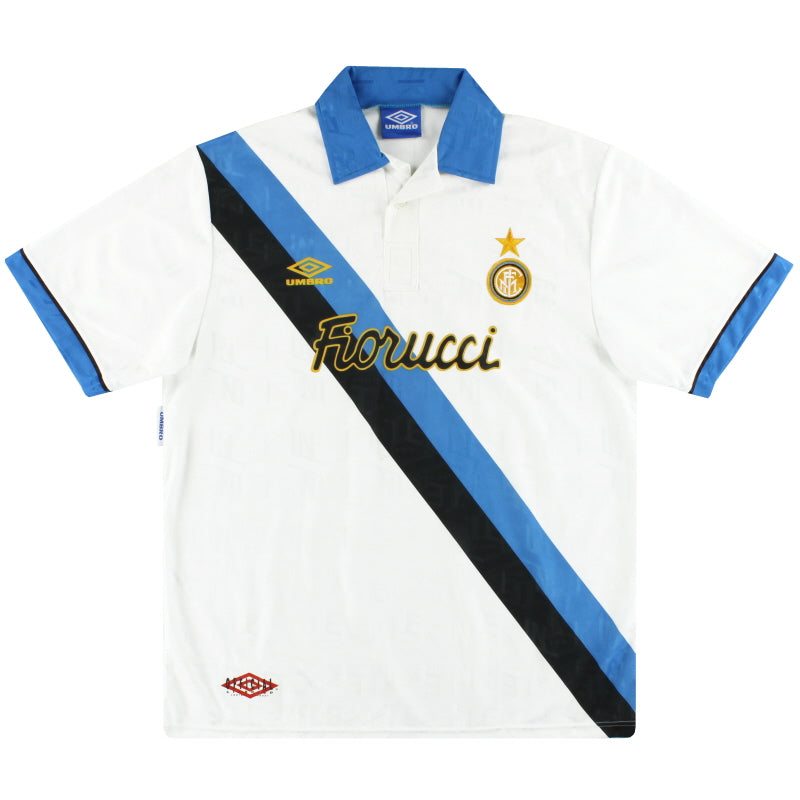1993-95 Inter Milan Umbro Away Shirt XL Football Shirt