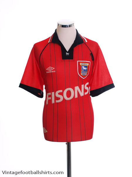 1993-95 Ipswich Away Shirt S Football Shirt