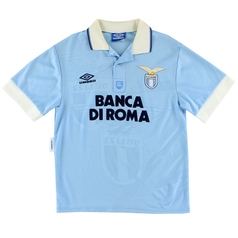 1993-95 Lazio Home Shirt S Football Shirt