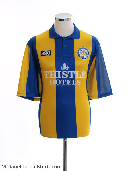 1993-95 Leeds Away Shirt L Football Shirt